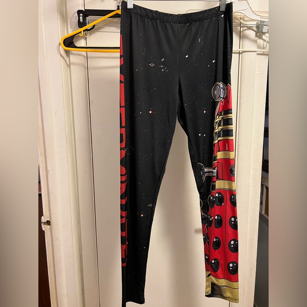 L we love fine Doctor Who Dalek leggings